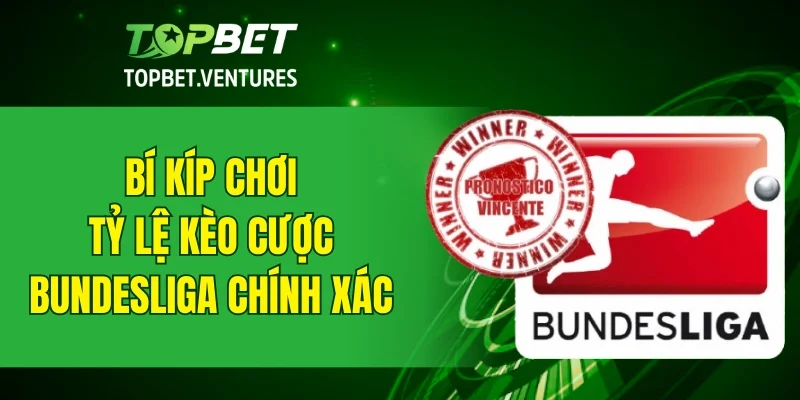 Bí kíp chơi tỷ lệ kèo cược Bundesliga chính xác