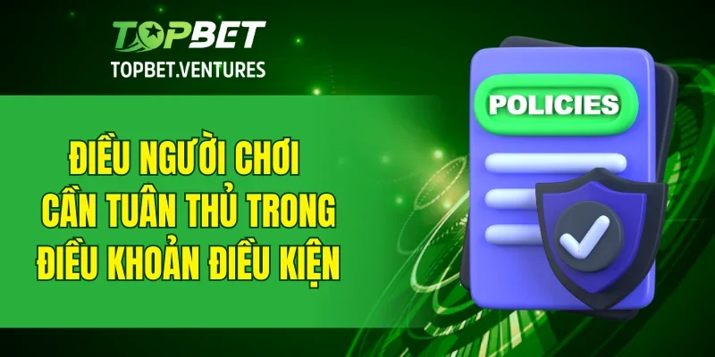Điều người chơi cần tuân thủ trong điều khoản điều kiện