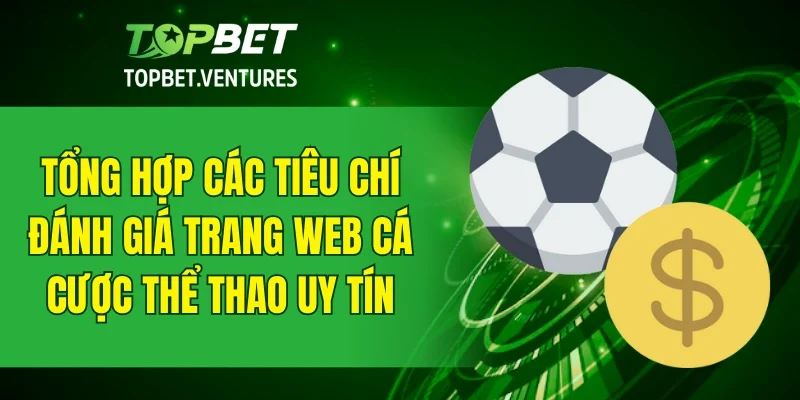 Tổng hợp các tiêu chí đánh giá trang web cá cược thể thao uy tín